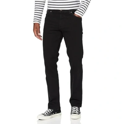 Abbildung von Wrangler Texas Stretch Jeans Straight Leg, Herren, Größe: 50x32, Black overdye