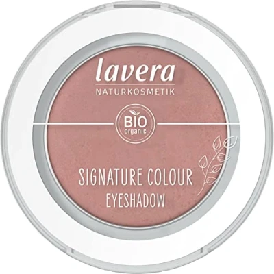 Abbildung von lavera Signature Colour Eyeshadow Dusty Rose 01 rosa Bio Mandelöl &amp; Vitamin E Vegan matt Intensive Farbabgabe (1 Stück), 1.9 gramm