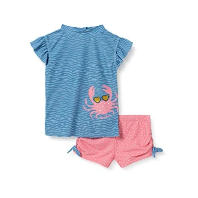 Abbildung von Playshoes Unisex Kinder UV Schutz Bade Set zweiteilig Schwimmshirt Badeshorts Badebekleidung, Krebs, 134/140