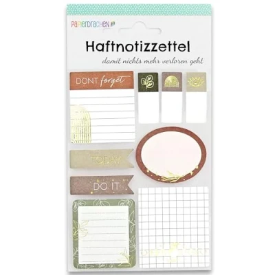 Abbildung von Papierdrachen Bullet Journal Sticky Notes Uni 9 verschiedene Blöcke Haftnotizen Klebezettel To do Wochenübersicht viele hilfreiche Notizzettel für dein Notizbuch Set 4