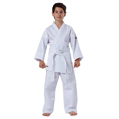 Abbildung von Kwon Unisex Kinder Kampfsportanzug Karate Basic Anzug, Weiß, 90 EU