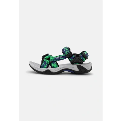 Abbildung von CMP KIDS Hamal Hiking Unisex Trekkingsandale für Kinder, Größe: 37, Blue/verde fluo Schuhe