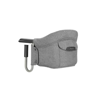 Abbildung von Inglesina Fast, Klappbarer Tischsitz, Hellgrau (Stone Grey), Leicht zu Transportieren, Waschbar, Sichere Befestigung, Bis 15 kg, 35 x 27 42 cm
