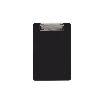 Abbildung von Maul Klemmbrett A5 Schreibbrett aus Kunststoff im DIN Hochformat Clipboard zum Aufhängen Klemmer zur Aufbewahrung von Papier für Büro, Küche und Werkstatt Schwarz