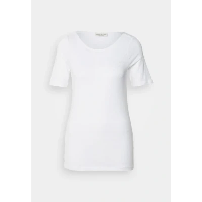 Abbildung von Marc O&#039;Polo Short Sleeve BOAT NECK Tshirt basic, Damen, Größe: XS, White
