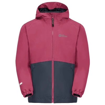 Abbildung von Jack Wolfskin Unisex Kinder Iceland 3in1, Dark Fuchsia, 176 EU
