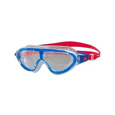 Abbildung von Speedo Unisex Kinder Biofuse Rift Mask Junior Schwimmbrille, Lavarot/Beautiful Blau/Transparent, Einheitsgröße