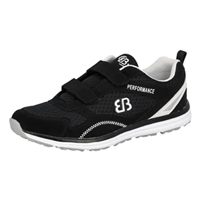 Abbildung von Brütting Unisex Performance V Fitnessschuhe, Schwarz Weiß, 45 EU