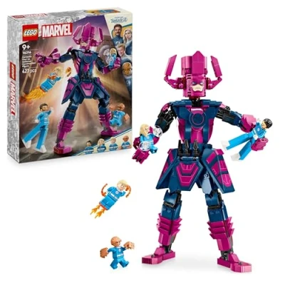 Abbildung von LEGO ǀ Marvel Fantastic Four vs. Galactus Baufigur Bauset mit Superhelden Spielset The Thing, Invisible Woman und Human Torch Geschenk für Jungen Mädchen 76316
