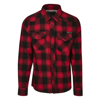 Abbildung von Brandit Hemd, Herren, Größe: 3XL, Black/red