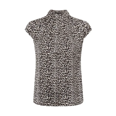 Abbildung von comma Bluse, Damen, Größe: 36, Beige