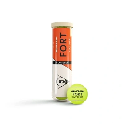 Abbildung von Dunlop Tennisball Fort Clay Court Der Profi auf dem Sandplatz (4 Bälle)
