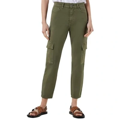 Abbildung von Noisy May Nmmoni HW Cargo ANK Color NOOS Jeans Straight Leg, Damen, Größe: 25x30, Khaki
