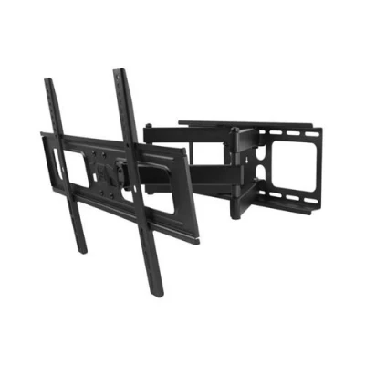 Abbildung von One For All TV Wandhalterung, Schwenkbar 120 /Neigbar /Ausziehbare Fernseher Halterung, Curved 4K OLED QLED LED Flachbildfernseher, 10 Jahre Garantie, max. 60 kg, Schwarz, 32 bis 90 Zoll, WM4661