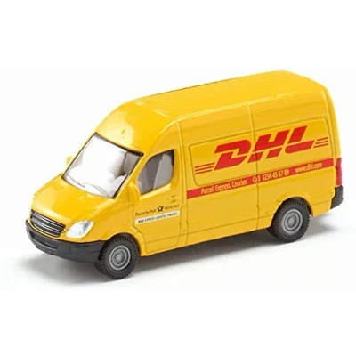 Abbildung von siku 1085, Postwagen, Metall/Kunststoff, Gelb, DHL Optik, Vielseitig einsetzbar