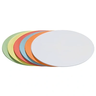 Abbildung von FRANKEN Moderationskarten Oval, 190 x 110 mm, sortiert, 250 Stück, farblich UMZH 1119 99