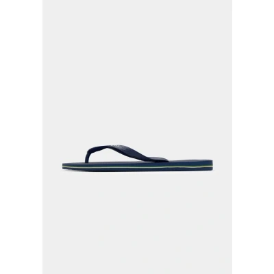 Abbildung von Havaianas FLIP FLOP Brasil LOGO Badezehentrenner, Größe: 47 48, Navy blue Schuhe