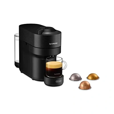 Abbildung von Nespresso De&#039;Longhi ENV90.B Vertuo Pop, Kaffeekapselmaschine, 1350W, Liquorice Black
