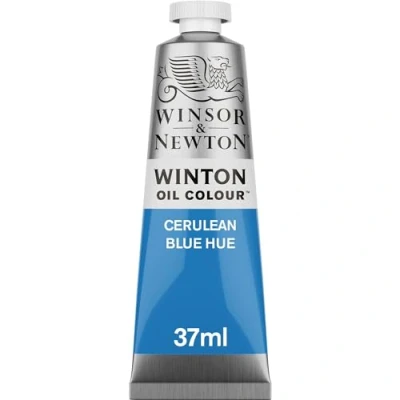 Abbildung von Winsor &amp; Newton 1414138 Winton, feine hochwertige Ölfarbe 37ml Tube mit gleichmäßiger Konsistenz, Lichtbeständig, hohe Deckkraft, Reich an Farbpigmenten Cölinblau Farbton