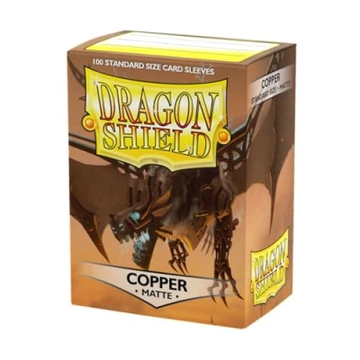 Abbildung von Arcane Tinman ART11016 Sleeves: Dragon Shield Matte Copper Standard 100pk Copper, One Size