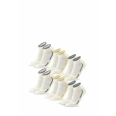 Abbildung von Danish Endurance Quarter 6PACK Sportsocken, Größe: 43 47, offwhite dark green navy mustard