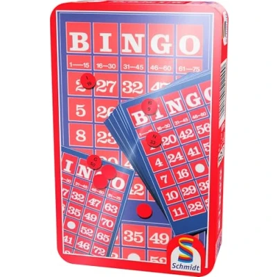 Abbildung von Schmidt Spiele 51220 Bingo, Bring Mich mit Spiel in der Metalldose, Bunt