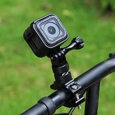 Abbildung von PULUZ Go Pro Bike Halterung 360Rotation Lenker Fahrradhalterung für Actionkamera Hero Hero11 /10/9 /8/7 /6/5, Insta360 Ace/Ace Pro, DJI Osmo Action 4