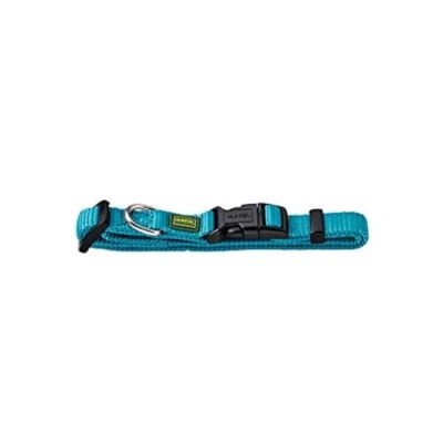 Abbildung von HUNTER VARIO BASIC Hundehalsung, Hundehalsband, robust, geschmeidig, Klickverschluss, M/1,5, petrol