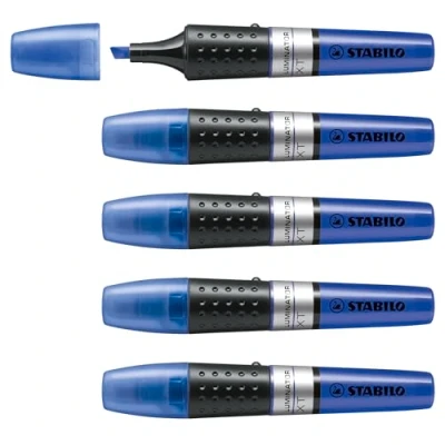 Abbildung von STABILO Textmarker LUMINATOR 5er Pack roayalblau