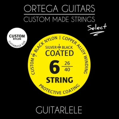 Abbildung von Ortega Guitars Custom Made Strings Select Travel Guitar/Guitarlele Nylon beschichtet (GTLS)