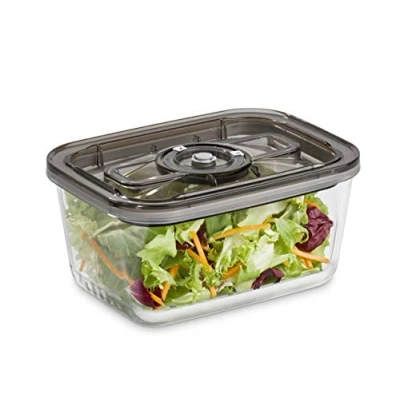 Abbildung von CASO VacuBoxx Eco L Vakuum Frischebehälter / 1 Behälter mit 1500 ml für druckempfindliche und flüssige Lebensmittel BPA Frei hitzebeständig, spülmaschinenfest, gefriergeeignet
