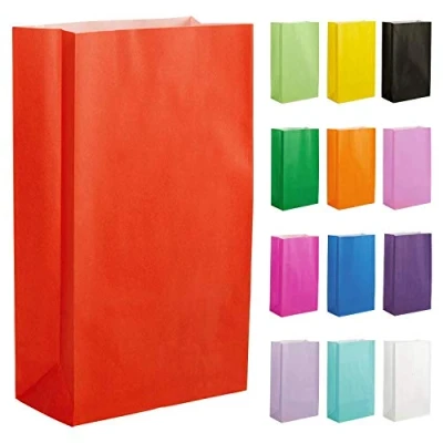 Abbildung von Thepaperbagstore 50 Papiertüten für Partys und Geschenke Rot 140x245x70mm