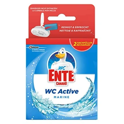 Abbildung von WC Ente Active Einhänger Nachfüller, Marine, 2er Pack, (2 x 40g)