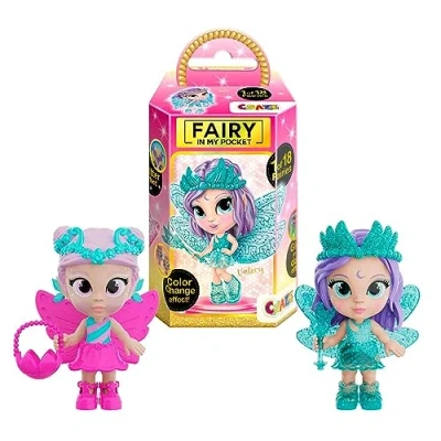 Abbildung von CRAZE Fairy In My Pocket 2er Set Feen Puppen mit Flügel, 2X Figuren zum Sammeln Spezialeffekten, Zahnfee Geschenke Mädchen