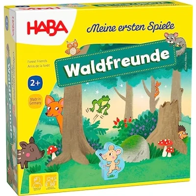 Abbildung von HABA 306605 Meine ersten Spiele Waldfreunde, Kleinkindspiel ab 2 Jahren, made in Germany, Bunt