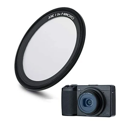Abbildung von JJC UV Filter für Ricoh GR III IIIx HDF II GR3 GR2 Kamera, Ultra Slim 19 Schichten mehrfach beschichteter Objektivfilter Schutz