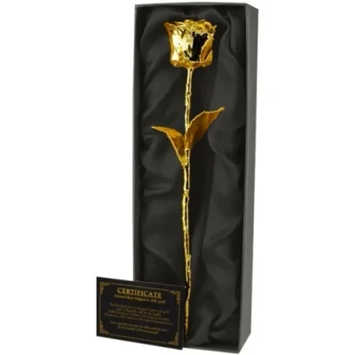 Abbildung von Véritable rose en or 24 carats, personnalisée Coupes et récompenses