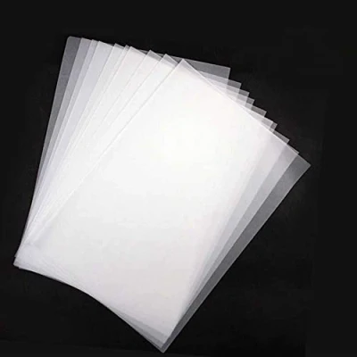 Abbildung von Transparentpapier 100 Blatt bedruckbar Weiß DIN A4 70g/qm zum Bedrucken, Zeichnen, Basteln, Gestalten Papier Transparent (Transparent)