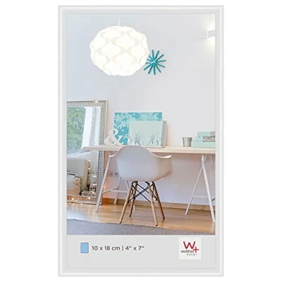 Abbildung von walther design Bilderrahmen weiss 10 x 18 cm New Lifestyle Kunststoffrahmen KV118W
