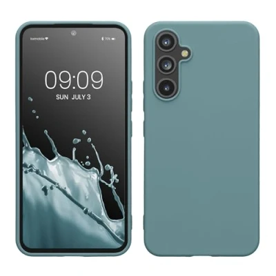 Abbildung von kwmobile Hülle kompatibel mit Samsung Galaxy A54 5G TPU Silikon Handyhülle Schutzhülle stoßabsorbierend flexibel Case in Antique Stone