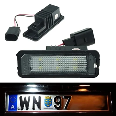 Abbildung von DoLED WPX LED Kennzeichenbeleuchtung mit E Prüfzeichen (6x2835 SMD)