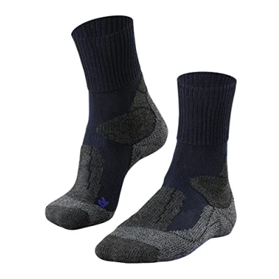Abbildung von FALKE Herren Wandersocken TK1 Adventure Cool M SO Funktionsgarn antiblasen dick 1 Paar, Blau (Marine 6120), 44 45