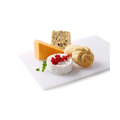 Abbildung von HENDI Schneidebrett HACCP 60 x 40 2 cm aus HDPE Kunststoff in Blau, glatte Oberfläche beidseitig nutzbar, Gastro Schneidbrett für Fisch
