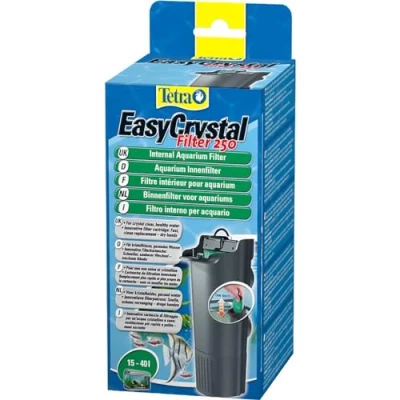 Abbildung von Tetra EasyCrystal Aquarium Innenfilter IN 250 Filter für 10 40 L Aquarien, kristallklares gesundes Wasser, einfache Pflege, intensive mechanische, biologische und chemische Filterung