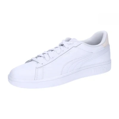 Abbildung von Puma Smash 3.0 Sneaker low, Damen, Größe: 40, White/rosebay/silver Leder und lederimitat