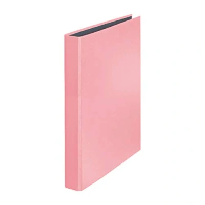Abbildung von Original Falken PastellColor Ringbuch. Made in Germany. 2 D Ring Mechanik DIN A4 Füllhöhe 25 mm Flamingo Pink Kalender Organizer Ordner Hefter Plastikordner ideal für Büro und Schule