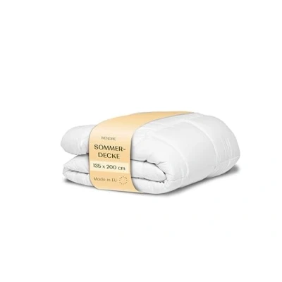 Abbildung von WENDRE Allergiker Bettdecke 135x200 für den Sommer Leichte Sommerdecke Sommerbettdecke mit Mikrofaser Oberfläche Steppdecke Schlafdecke Dünne Decke