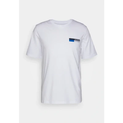 Abbildung von Jack &amp; Jones Oneck Tshirt print, Herren, Größe: Small, White