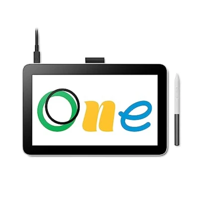 Abbildung von Wacom One 12 Zeichentablett mit 11,6 Zoll Bildschirm, Full HD, 99% sRGB, inkl. batterielosem EMR Stift, für Windows, Mac, Chromebook und Android ideal kreative Einsteiger