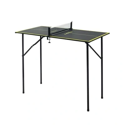 Abbildung von JOOLA Tischtennisplatte Mini Indoor Tischtennistisch, Freizeittisch Inklusive Tischtennisnetz, Dark Grey